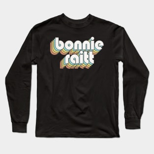 Retro Bonnie Raitt Long Sleeve T-Shirt